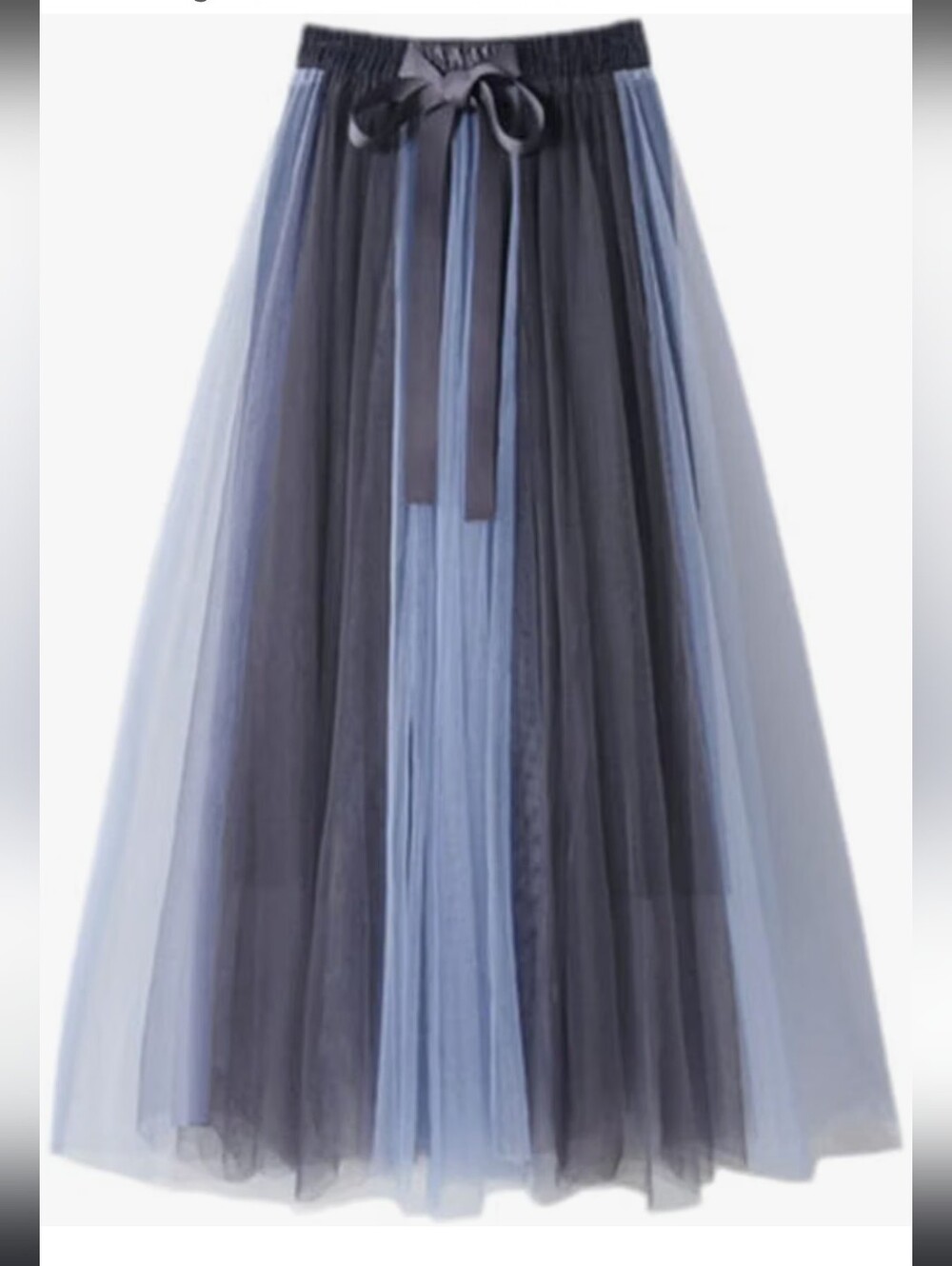 Bow Knot Midi Mesh Ballet Tulle Skirt